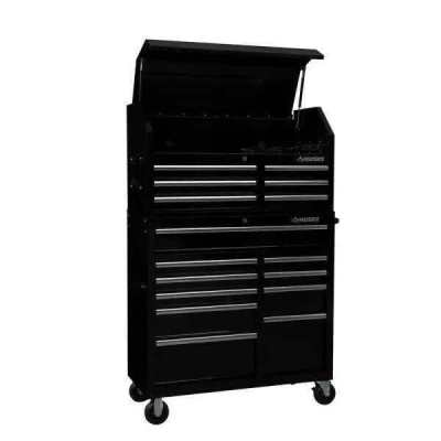 41 IN. 6-DRAWERS TOP CHEST IN BLACK