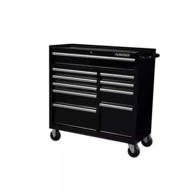 41 IN. 10-DRAWER ROLLER CABINET TOOL CHEST IN BLACK