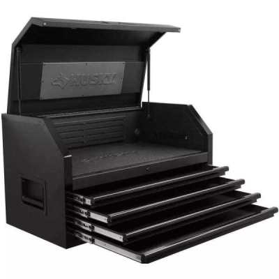 INDUSTRIAL 41 IN. W X 21.5 IN. D 4-DRAWER TOP TOOL CHEST IN MATTE BLACK